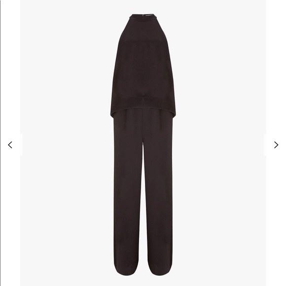 NWT Mint Velvet satin jumpsuit! Sz 8 $210 - Picture 2 of 10